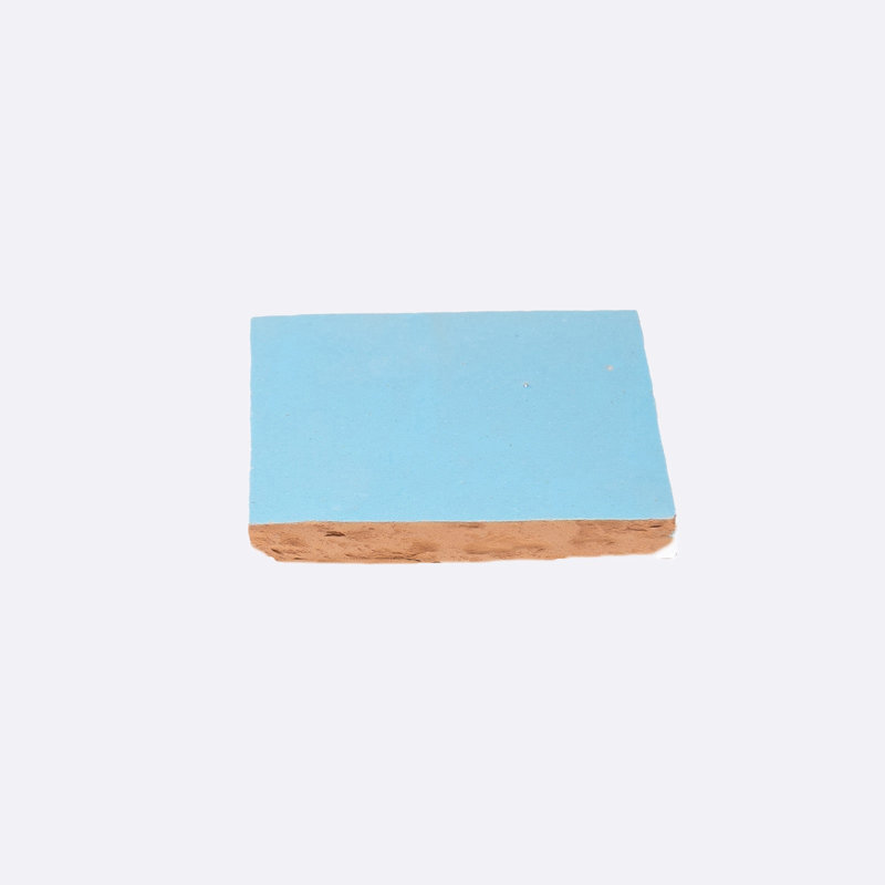 Handmade 4x4-in Moroccan Zellige Solid Color Powder Blue