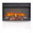 Thin Electric Fireplace Insert With Realistic Flame, Log Set, Remote Control, And Overheating Protection-733527128