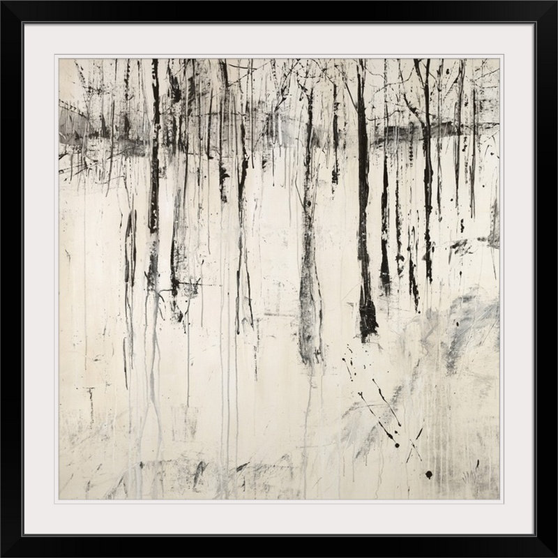 Sidrah " Nothing Lost " by Jodi Maas, 38" H x 38" W x 1" D, Black Framed