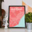 Barcelona City Map - No Frame Print-933474247