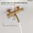 Thermostatic  Slide Bar Shower System, 10" Rainfall Shower Head with Handheld Shower-117466232