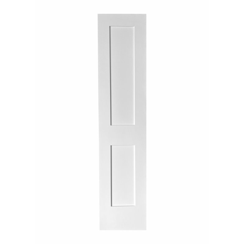 White Solid Core Wood Primed Interior Door Slab 22 x 80