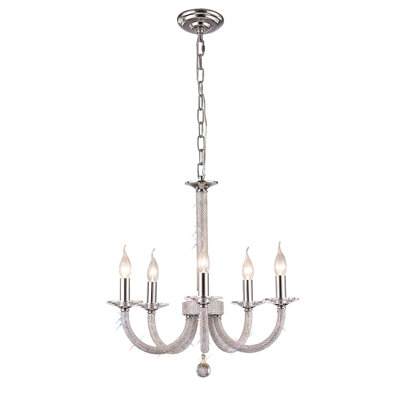Gelnett 5 - Light Candle Style Chandelier