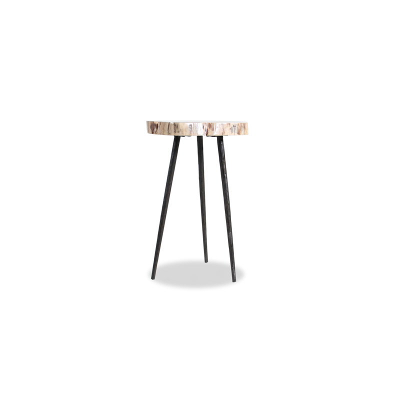 Cheire Solid Wood Top End Table