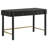 2-piece Makeup Vanity Table and Mirror Set Black-872165142