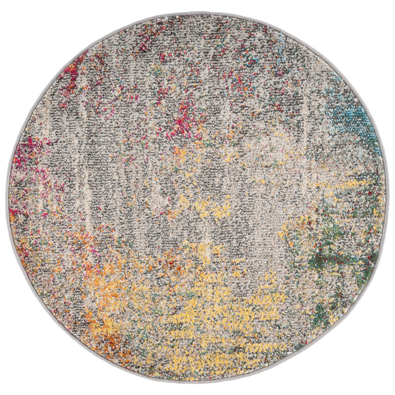 Masardis Abstract Area Rug, Round 91cm
