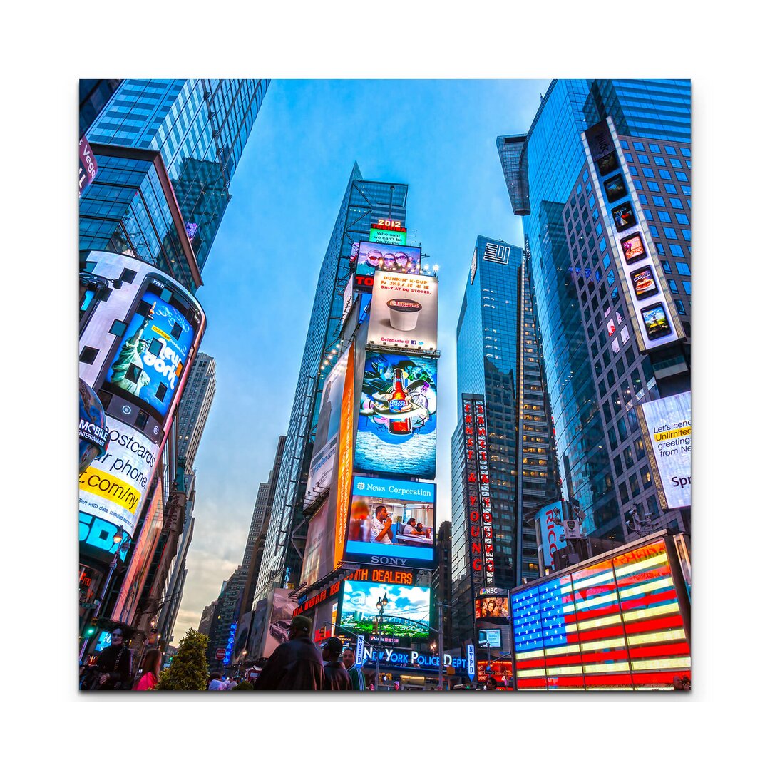 Leinwandbild New Yorker Broadway am Tag