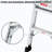 Nobel Steel Folding Library Ladder