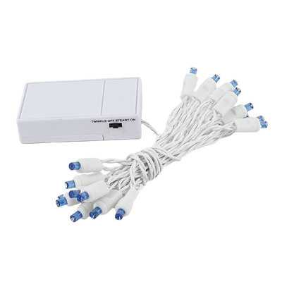 Mini guirlande de 20 ampoules del à grand angle de 3 pi à énergie extérieure Stryker