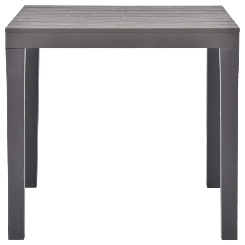Lynsey Square Outdoor Dining Table , 78cm cm W 78cm cm D, Mocca