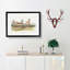 Prong-Horned Antelope by J.W. Audubon - Picture Frame Painting Print-55601609-55601613