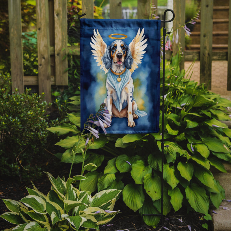 Setter anglais drapeau de jardin mon ange