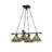 4 - Light Steel Chandelier