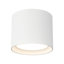 Uma 7-in Black dimmable LED Semi-Flush Mount
