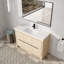 Ensemble de meuble-lavabo simple autoportant 48 po avec plateau en résine 48 po-2024603454