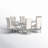 Demorest Stone Top Pedestal Dining Set-1508354061-1497945503