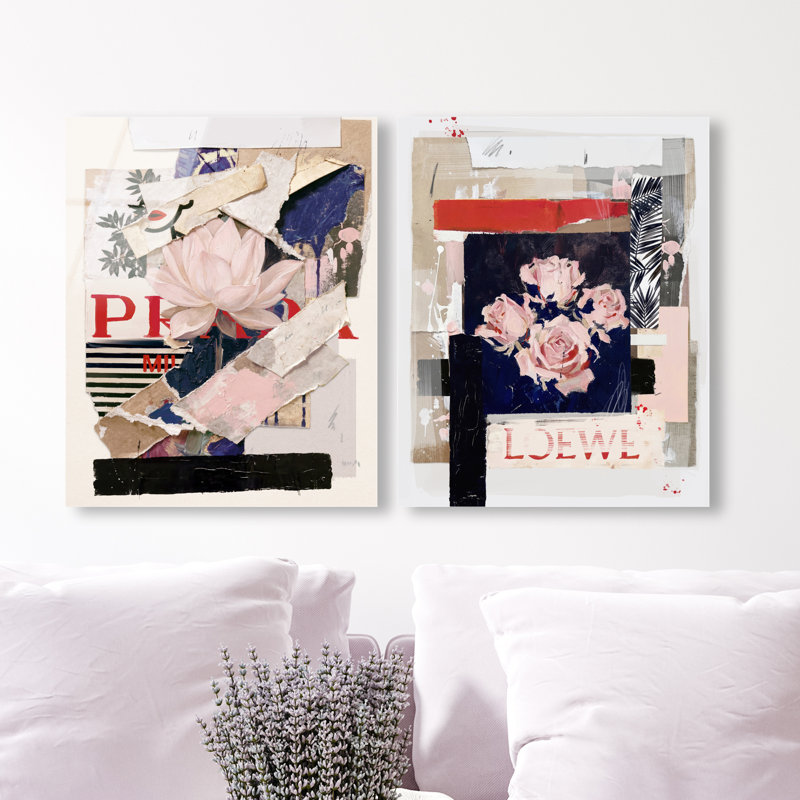Milano Collage Set Set by Oliver Gal, 16"H x 20"W, High-Gloss Acrylic Print