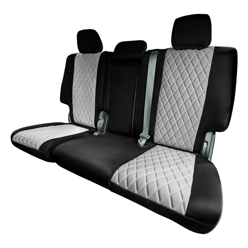 Ensemble de housses de siège d'auto en néoprène sur mesure pour Jeep Grand Cherokee 2011 2021, gris
