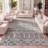 Bousquet Moroccan Beni Souk Gray/Cream Rug-1378650790