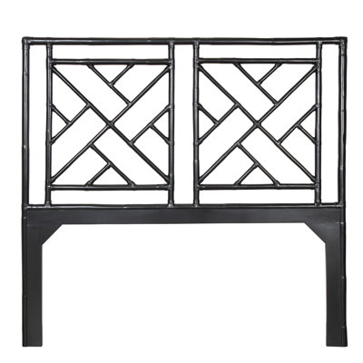 Cowden Geometric Rattan Headboard 