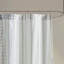 Rideau de douche en coton avec chenille-439224315