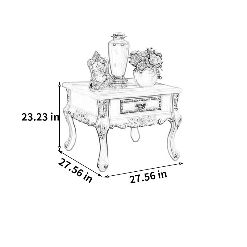 Petite table de bout European Elegant