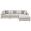 Canapé modulaire avec repose-pieds 4 pièces Rhette-1468534590