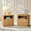 Table de chevet 2 tiroirs Cruce-743917053