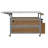 Foldable Outdoor Kitchen Island Patio Mobile Kitchen Cart Portable Outdoor Cooking Island with Lockable Wheels, Storage Cabinet and Towel Rack for Patio and Outdoor-129412993-129413002