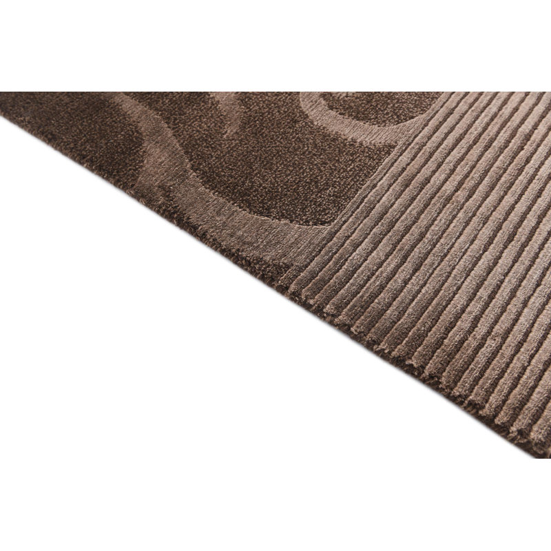 Tapis brun chocolat Jacinto