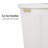  Slim Laundry Hamper, Clothes Basket, Lid, Linen Design, Plastic-1248325449