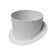 Sloped Ceiling 6" Recessed Baffle Trim