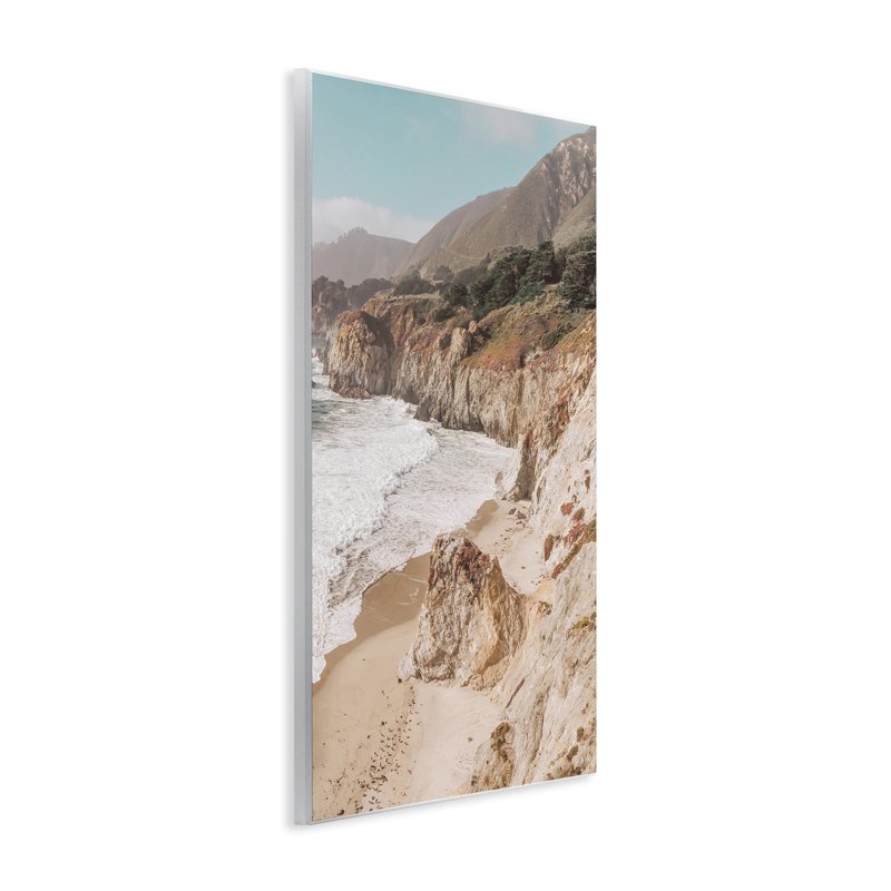 Art mural Rocky Ocean Cove par Nataly White, H 19 po x l 13 po