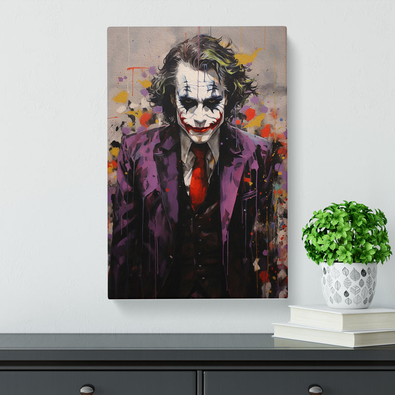 Joker Contemporary - No Frame Print, 50cm H x 35cm W x 3cm D