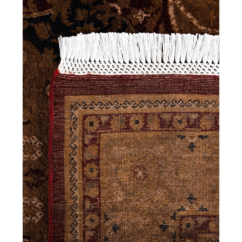 Overdyed One-of-a-Kind 4' 5" X 7' 4" Hand Knotted Area Rug