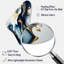 «Abstract Geode Marble Blue I», art mural en métal asymétrique abstrait, sculpture murale en métal de forme unique-108142029