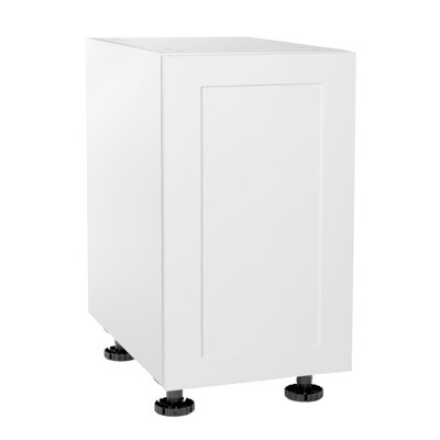 Quick Assemble Modern Style, Shaker White 24 in. Base Kitchen Cabinet (24 in. W x 24 in. D x 34.50 in. H) -  Cambridge, SA-BD24-SW