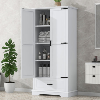 Grande armoire de rangement pour salle de bain