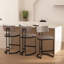Juno Contemporary Modern Vegan Leather Upholstered Metal Barstool in Taupe-1080282009-1081463321