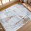 Hand Knotted Abstract Area Rug in Gray/Pink/Brown-1021809538