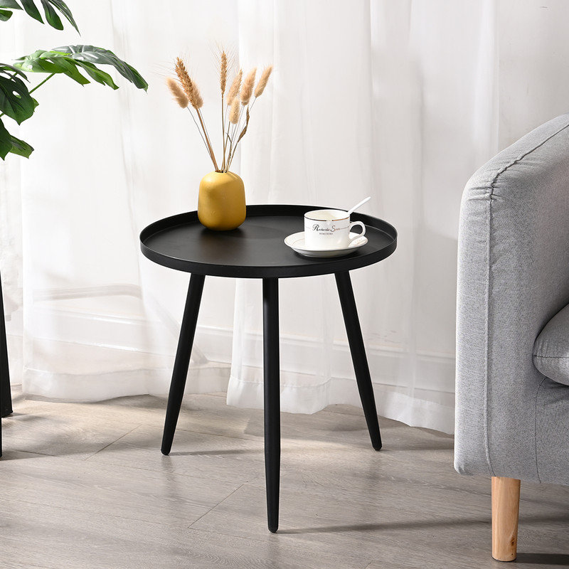 George Oliver Jalaylah Steel Top End Table & Reviews | Wayfair