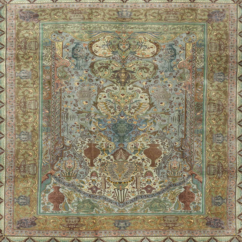 Oriental Indoor Rug, Round 3'