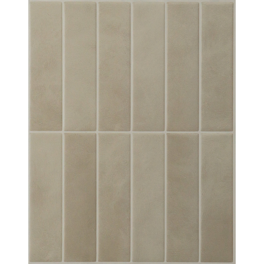 Peel and Stick Gel Backsplash Tile Morocco 11.5'' x 9'' (Set of 4) Smart Tiles 
