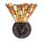 8" Wide Delta Jadestone Wall Sconce