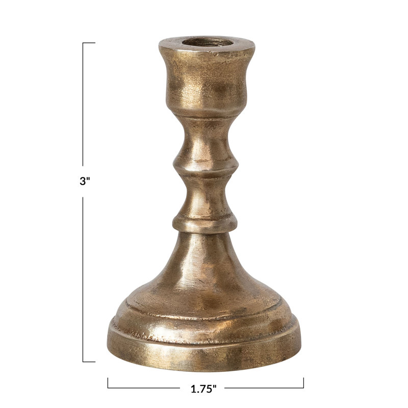 Porte-fuseau en fonte d'aluminium antique