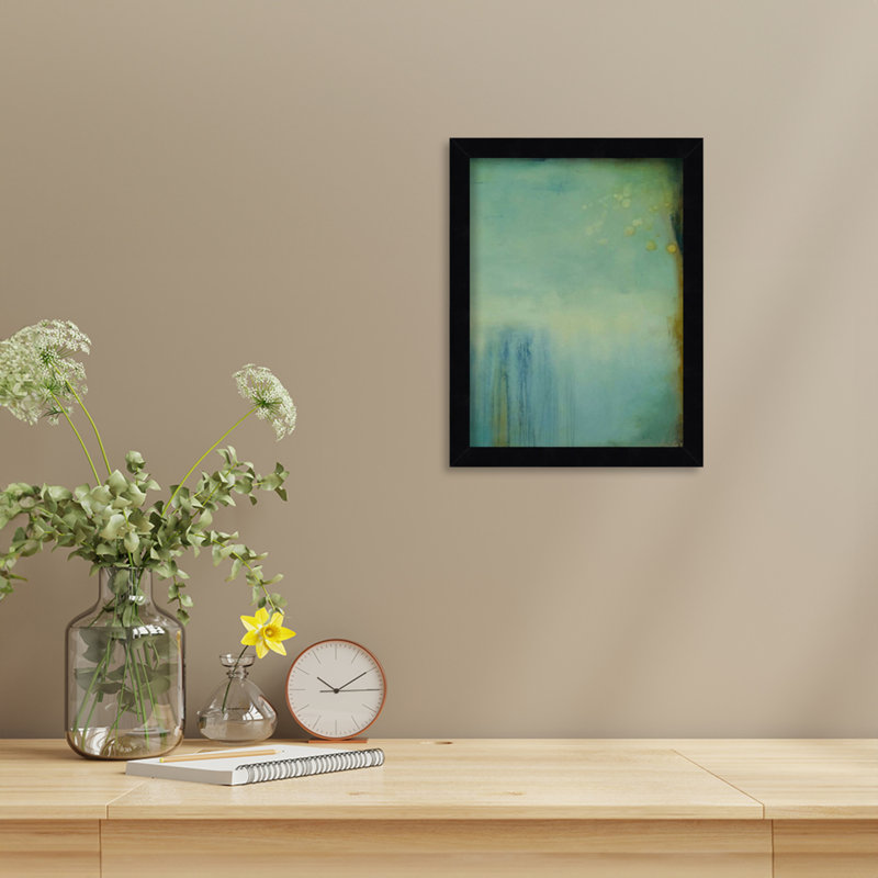 Whispering Souls II by Mauro Wood Framed Wall Art Print, 13" H x 10" W, Black