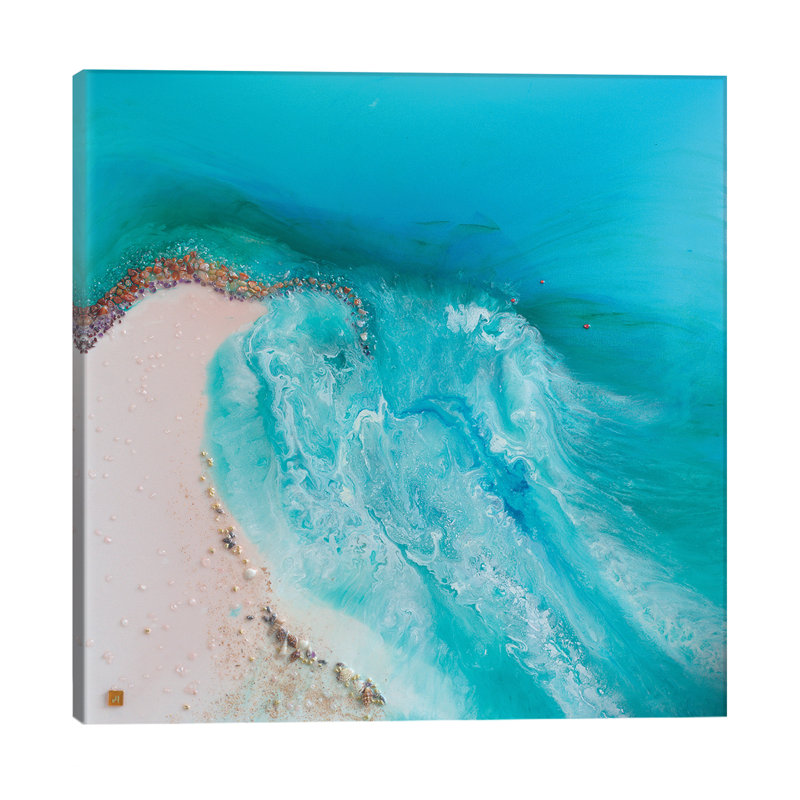 Durdle Door by Antuanelle - Painting on Canvas, Wrapped Canvas, 30.48 cm H x 30.48 cm W