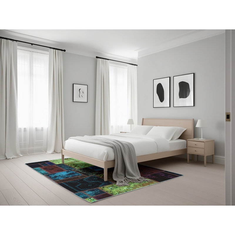 Abstract Indoor Rug, Rectangle 5' x 7'