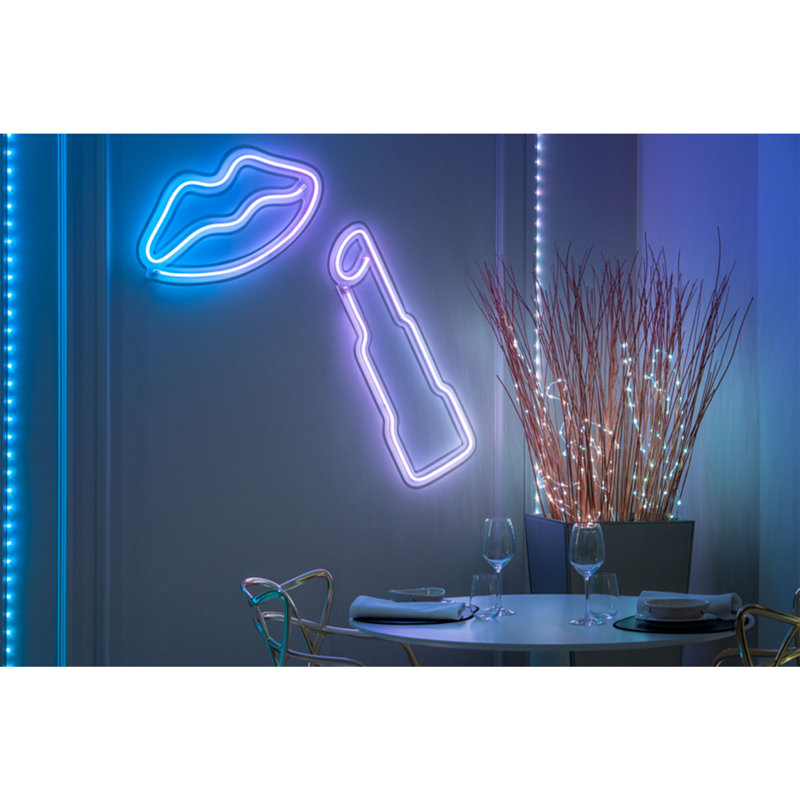60 - Bulb 120'' Plug-in LED Rope String Light, White