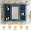Armoire à pharmacie avec rangement, miroir mural moderne en MDF de 35 po pour la maison